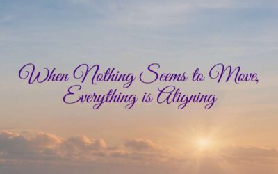 When Nothing Seems to be Moving, Everything is Aligning